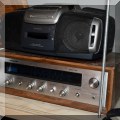 E10. Optimus CD player and Cambridge Audio Model 1500 receiver. 